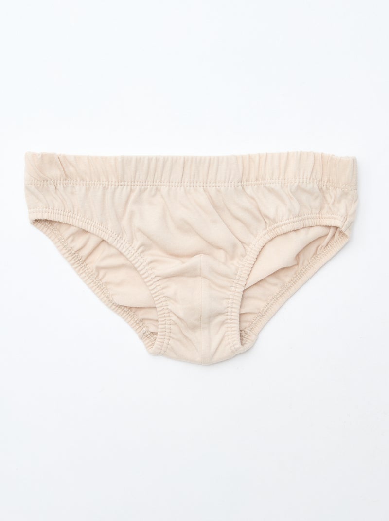 Set van 7 slips met print Wit - Kiabi