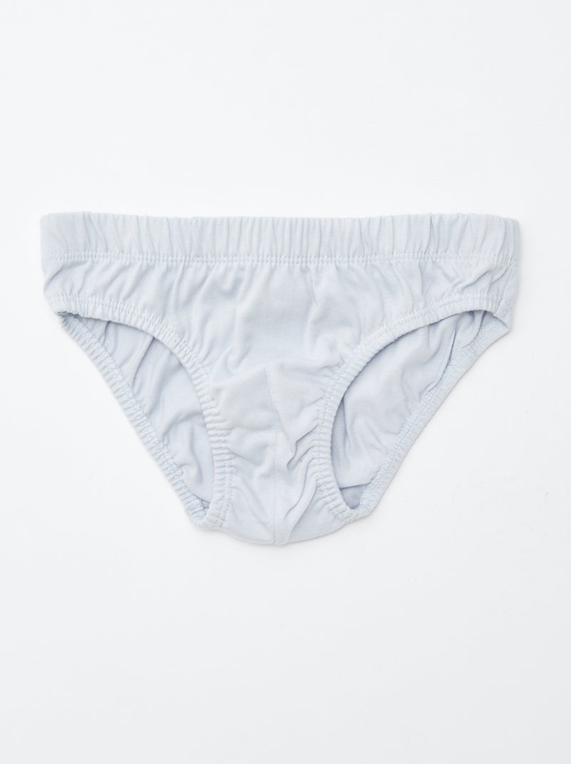 Set van 7 slips met print Wit - Kiabi