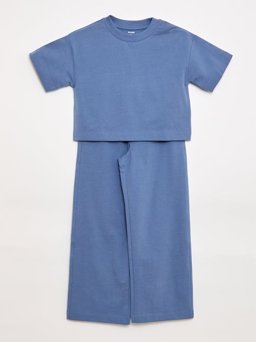 Set van jerseytricot T-shirt + sporttraining - Kiabi