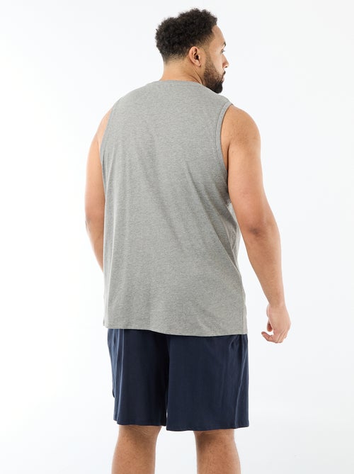 Set van mouwloze shirts van jerseytricot - Kiabi