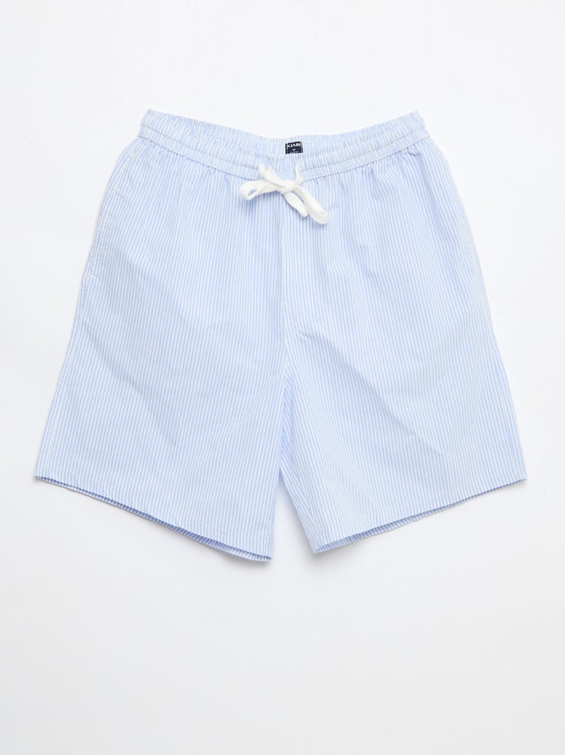 Set van nachtshorts met zakken - 2 stuks Grijs - Kiabi