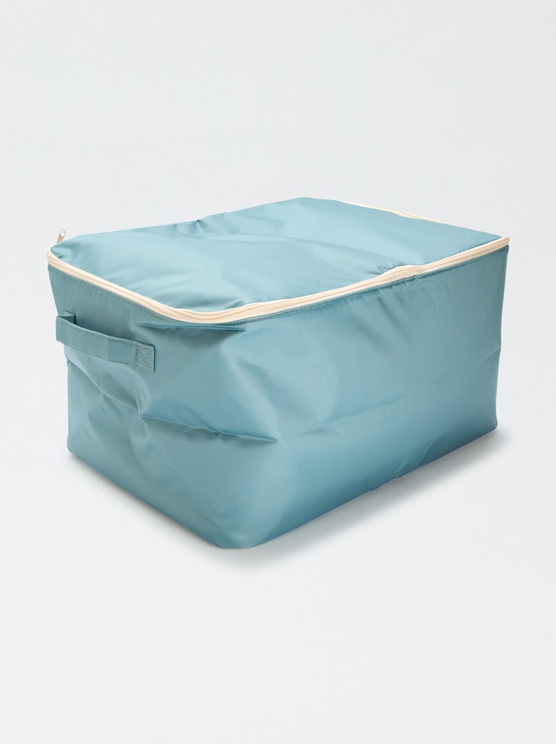 Set van twee kledingopberghoezen 50x28x36 cm Kaki - Kiabi