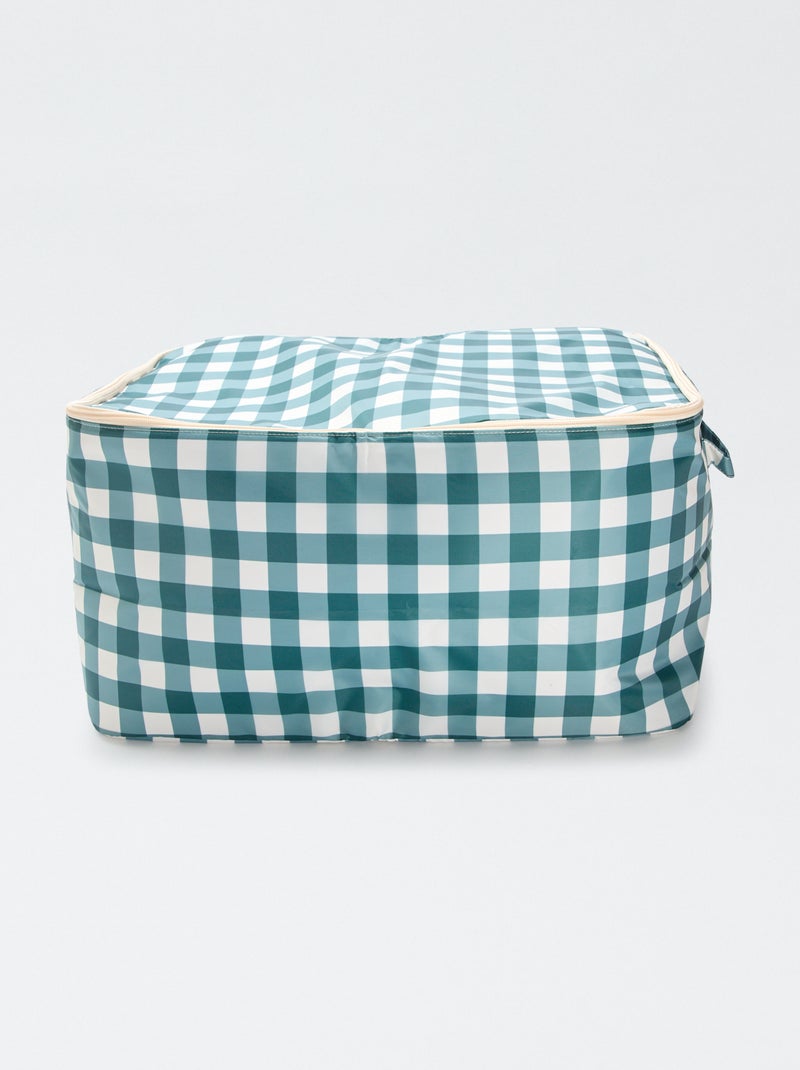 Set van twee kledingopberghoezen 50x28x36 cm Kaki - Kiabi