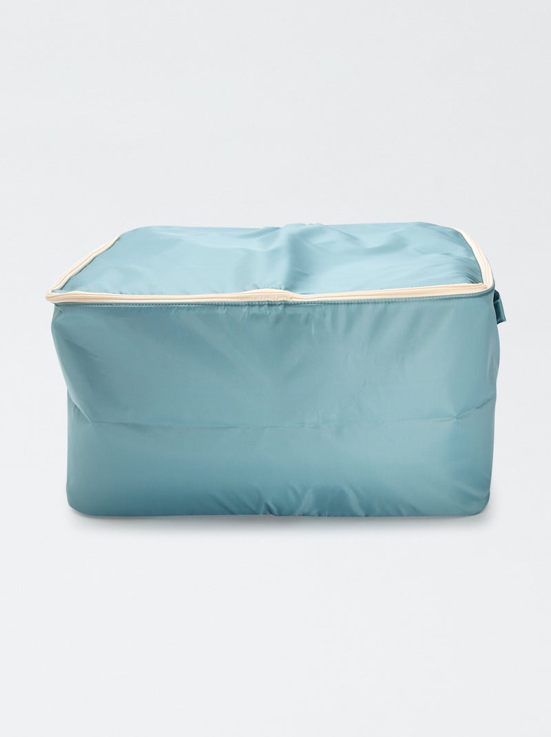 Set van twee kledingopberghoezen 50x28x36 cm Kaki - Kiabi