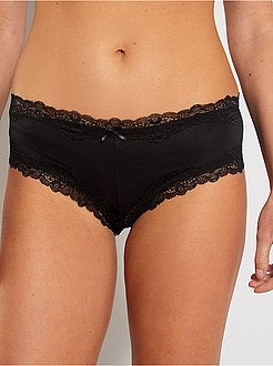 Set van twee microvezel shorty’s - Kiabi