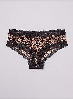 Set van twee microvezel shorty’s - Kiabi