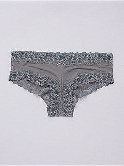 Set van twee microvezel shorty’s - Kiabi