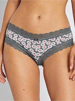 Set van twee microvezel shorty’s - Kiabi