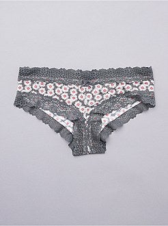 Set van twee microvezel shorty’s - Kiabi