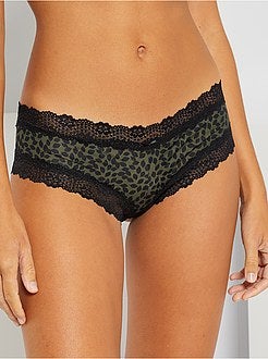 Set van twee microvezel shorty’s - Kiabi