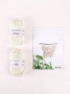 Set veren van macramé 'Phildar' - Kiabi