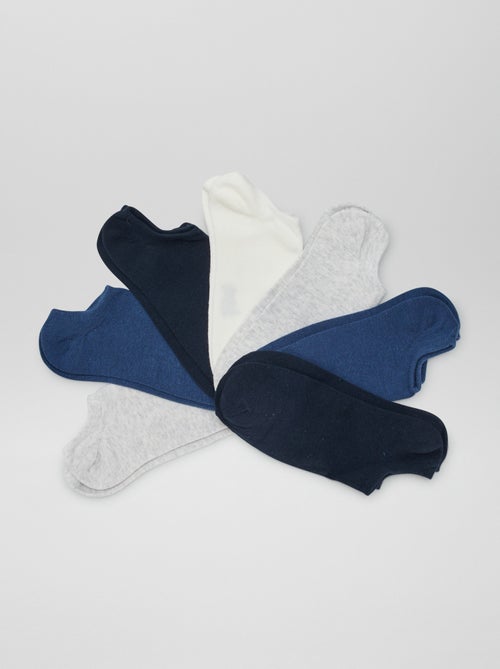 Setje - 4 paar onzichtbare sokken - Kiabi