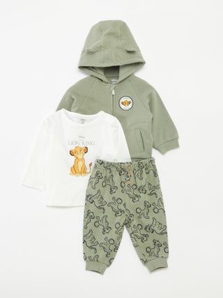 Setje - Broek + T-shirt + hoodie 'Simba' - 3-delig