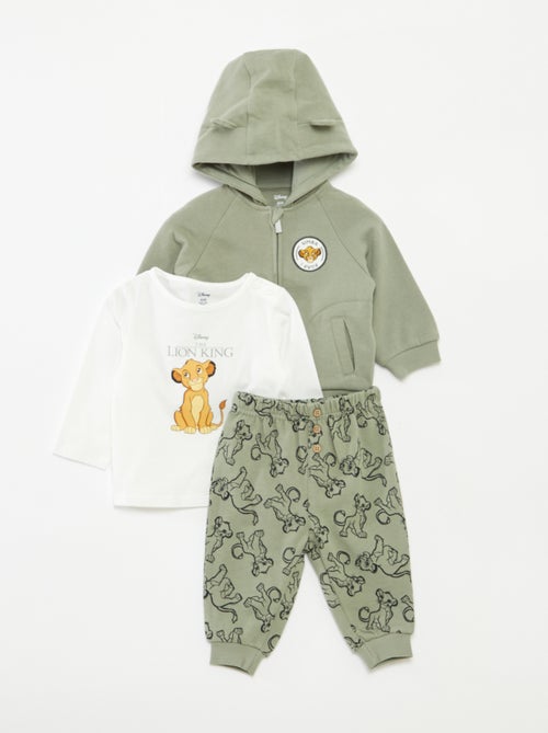 Setje - Broek + T-shirt + hoodie 'Simba' - 3-delig - Kiabi