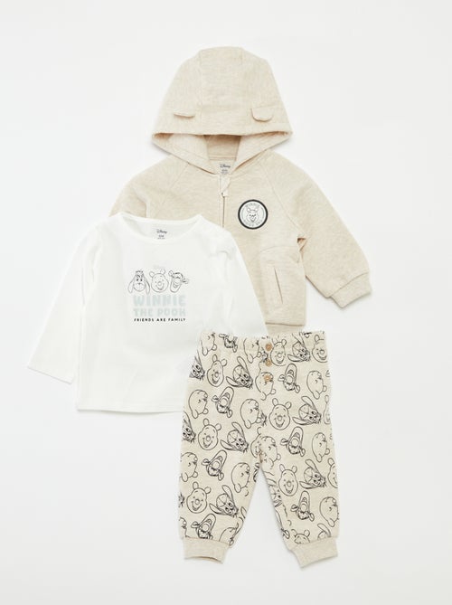 Setje - Broek + T-shirt + hoodie 'Winnie' - 3-delig - Kiabi