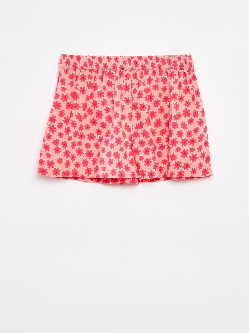 Setje - Korte top + short - 2-delig Rose - Kiabi