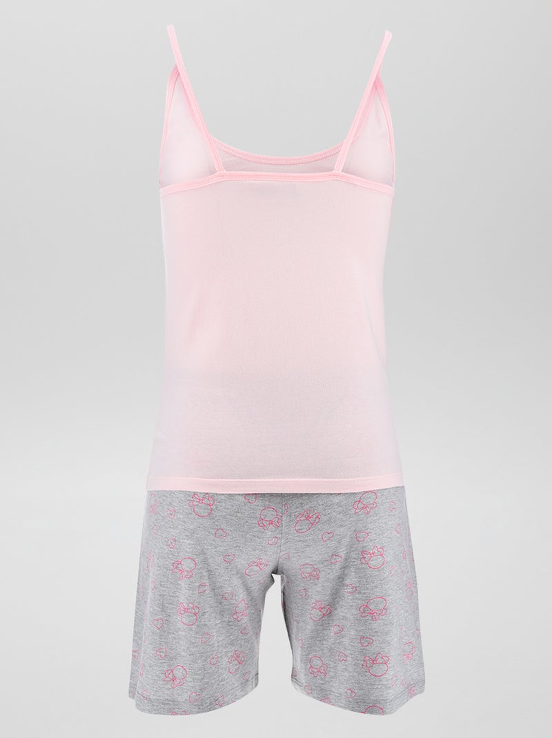 Setje - Mouwloze pyjamatop + short 'Minnie' - 2-delig ROSE - Kiabi