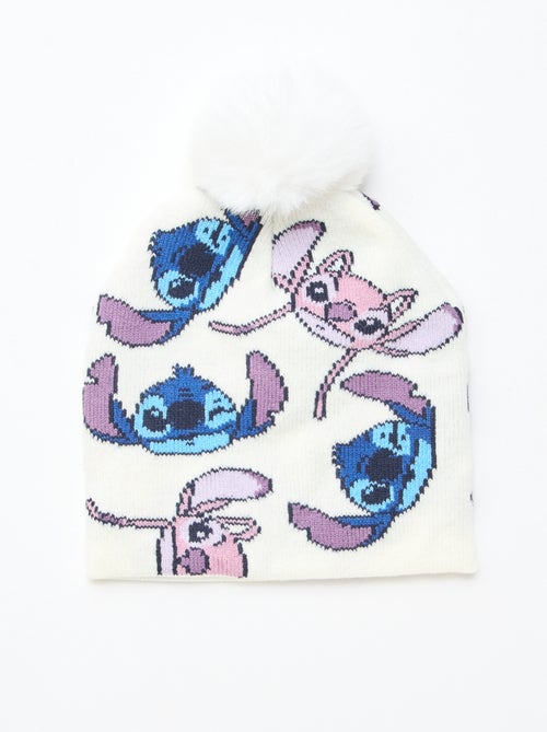 Setje - Muts + colsjaal + handschoenen 'Stitch & Angel' - 3-delig - Kiabi