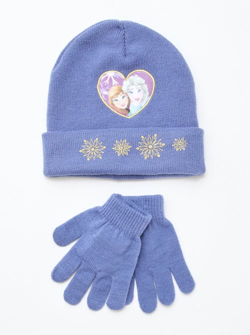 Setje - Muts + handschoenen 'Frozen' - 2-delig - Kiabi