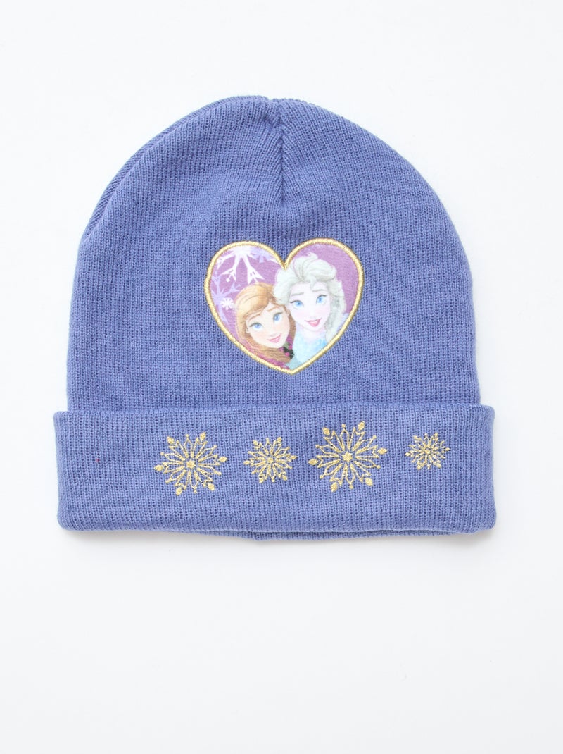 Setje - Muts + handschoenen 'Frozen' - 2-delig Blauw - Kiabi