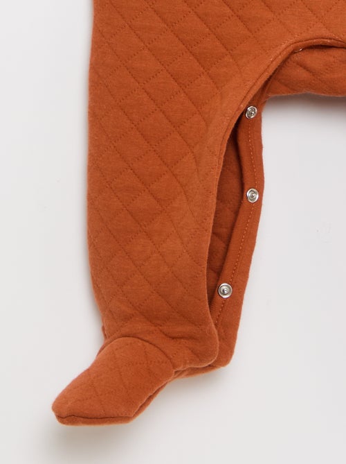 Setje - Nachtpakje met voetjes 'Miffy' + rompertje met lange mouwen - Kiabi