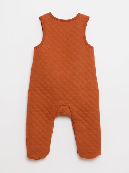 Setje - Nachtpakje met voetjes 'Miffy' + rompertje met lange mouwen - Kiabi