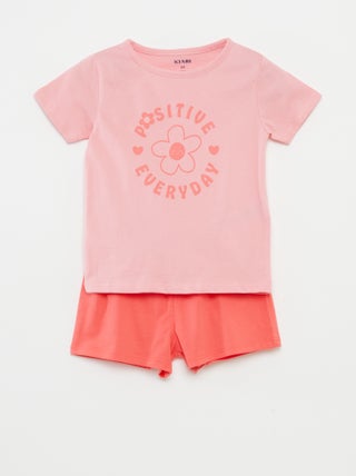 Setje - Pyjama met T-shirt + short - 2-delig