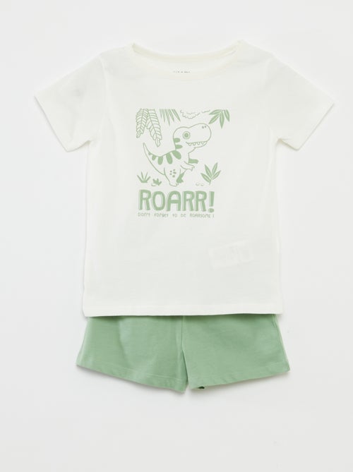 Setje - Pyjama met T-shirt + short - 2-delig - Kiabi