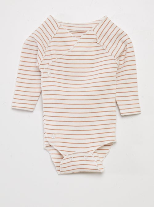 Setje - rompertje + broekje met voetjes + muts - Kiabi