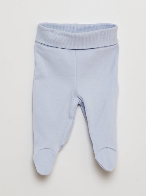 Setje - rompertje + broekje met voetjes + muts - Kiabi