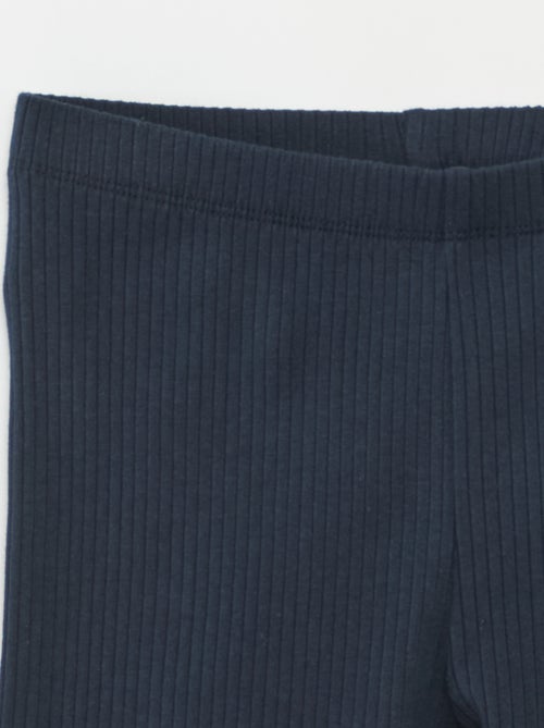 Setje - Sporttop + fietsbroekje van ribstof - 2-delig - Kiabi