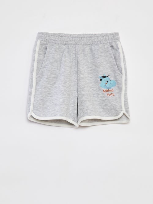 Setje - Sweater van french terry + short - 2-delig - Kiabi