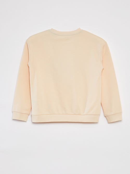 Setje - Sweater van french terry + short - 2-delig - Kiabi