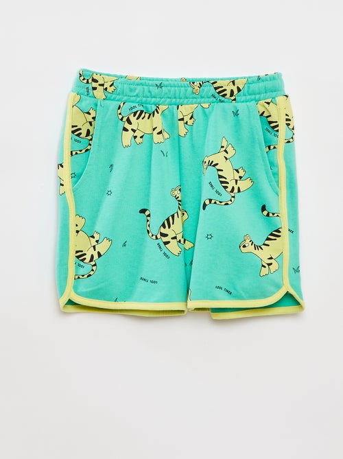 Setje - Sweater van french terry + short - 2-delig - Kiabi