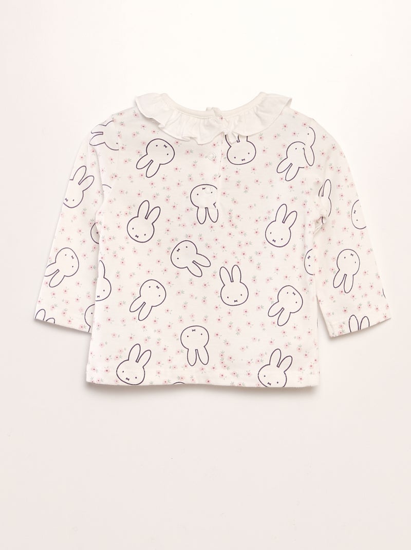 Setje - T-shirt + jurk van velours 'Nijntje' ROSE - Kiabi