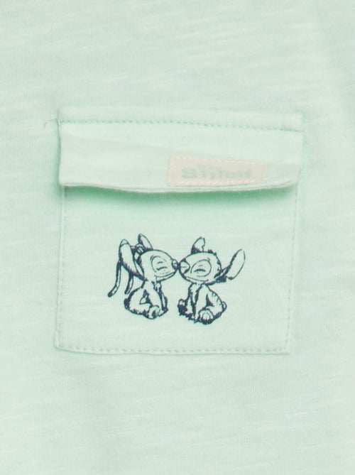 Setje - T-shirt + short - 'Stitch' - 2-delig - Kiabi