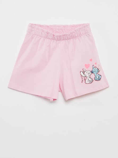 Setje - T-shirt + short - 'Stitch' - 2-delig - Kiabi