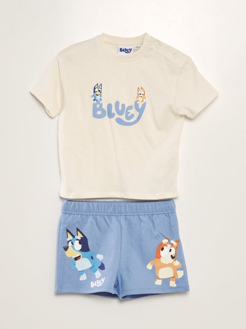 Setje - T-shirt + short 'Bluey' - 2-delig - Kiabi