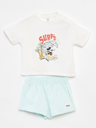 Setje - T-shirt + short 'Disney' - 2-delig