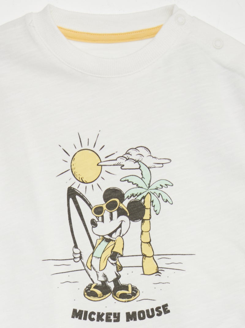 Setje - T-shirt + short 'Disney' - 2-delig WIT - Kiabi