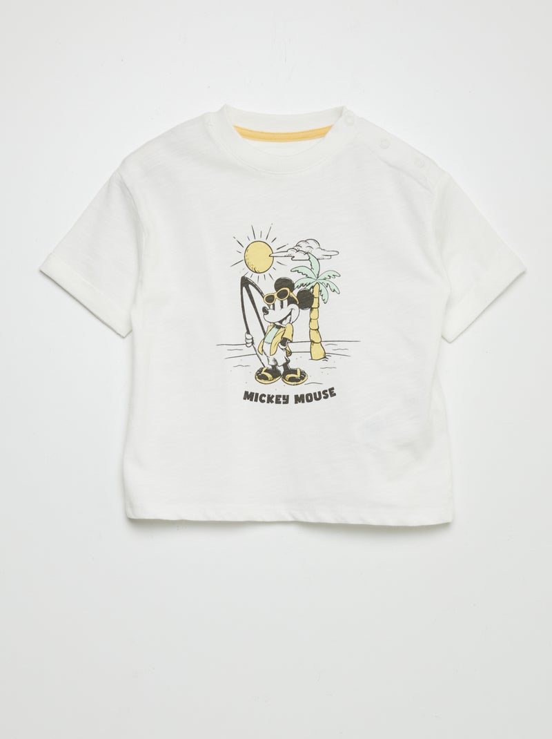 Setje - T-shirt + short 'Disney' - 2-delig WIT - Kiabi