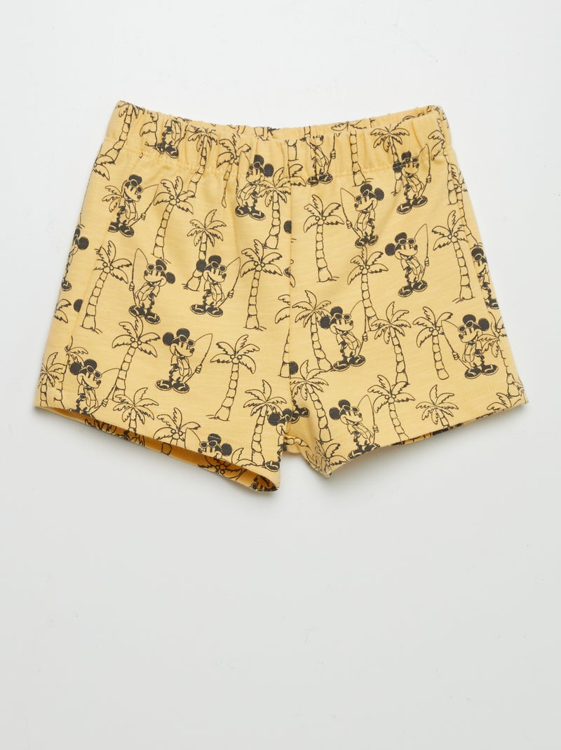 Setje - T-shirt + short 'Disney' - 2-delig WIT - Kiabi