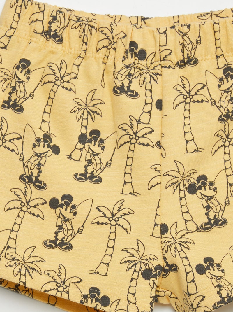 Setje - T-shirt + short 'Disney' - 2-delig WIT - Kiabi