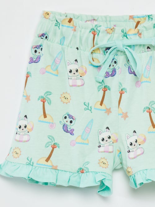 Setje - T-shirt + short 'Gabby's poppenhuis' - 2-delig - Kiabi