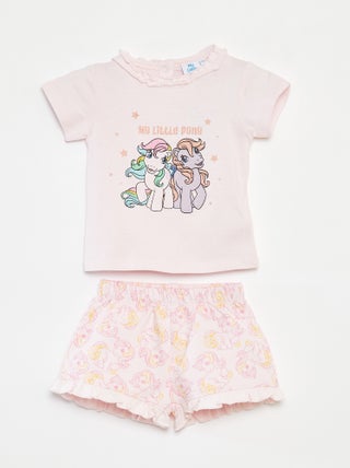 Setje - T-shirt + short 'My Little Pony' - 2-delig