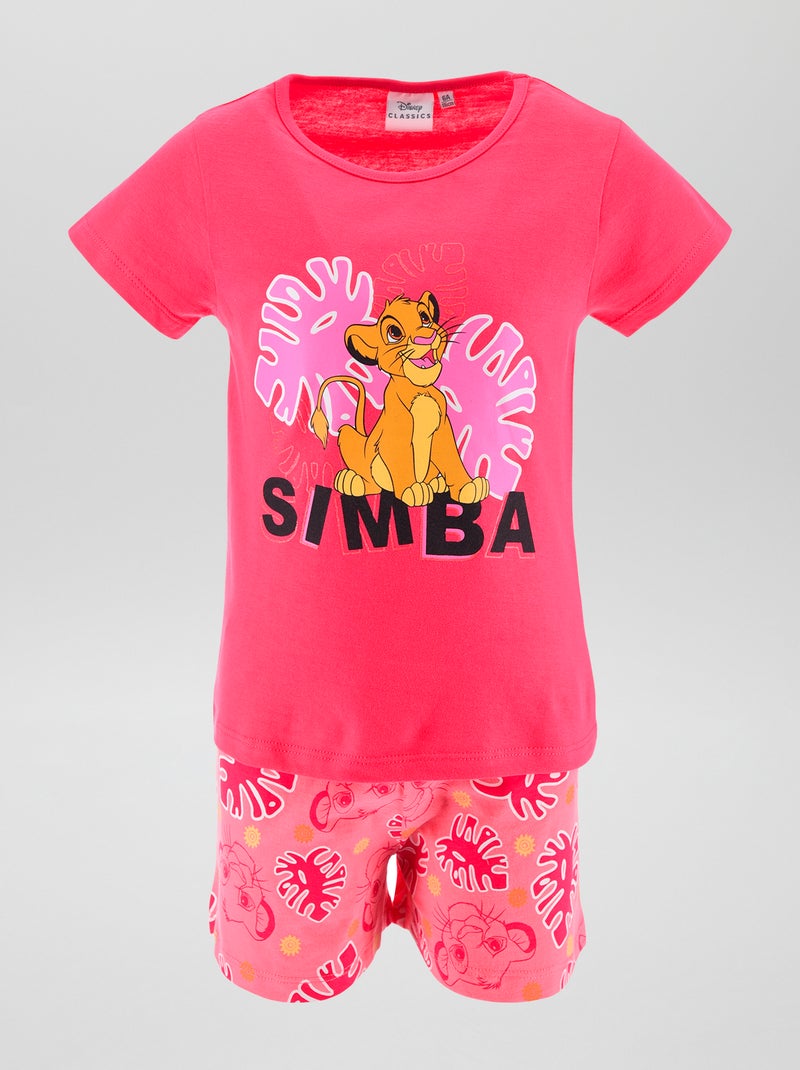 Setje - T-shirt + short 'Simba' - 2-delig ROSE - Kiabi