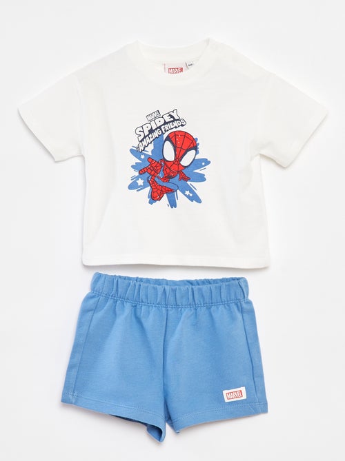 Setje - T-shirt + short 'Spider-Man' 'Marvel' - 2-delig - Kiabi