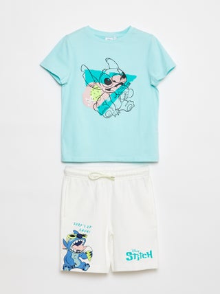Setje - T-shirt + short 'Stitch' 'Disney'