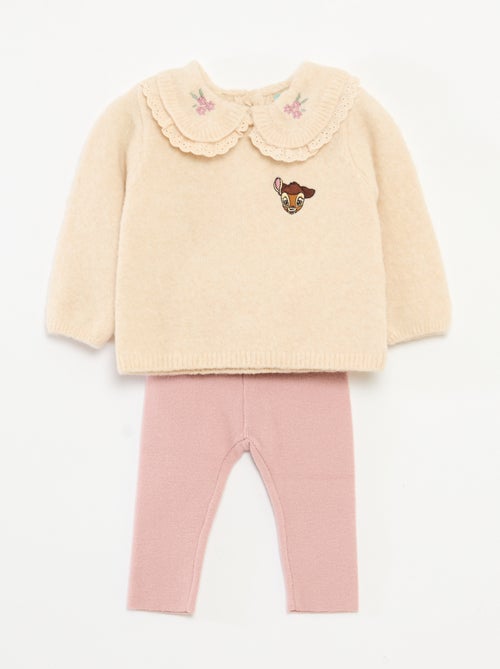 Setje - Trui + legging 'Disney' 'Bambie' - Kiabi