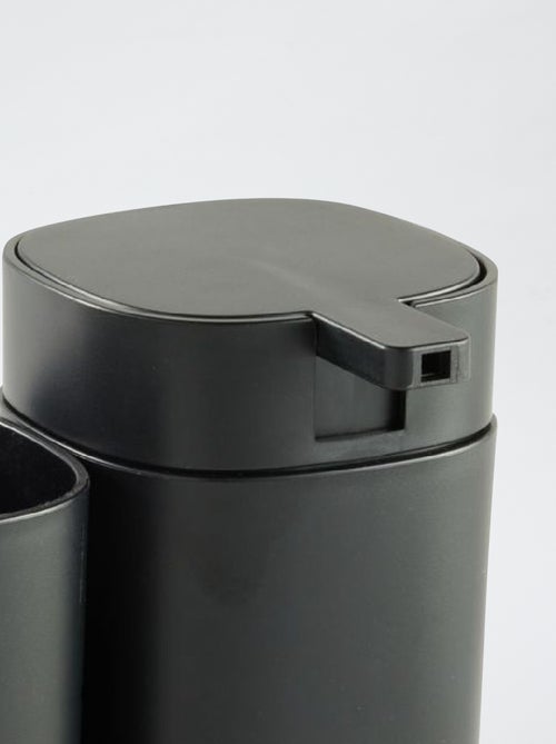 Setje - Zeepdispenser + tandenborstelbekertje - Kiabi
